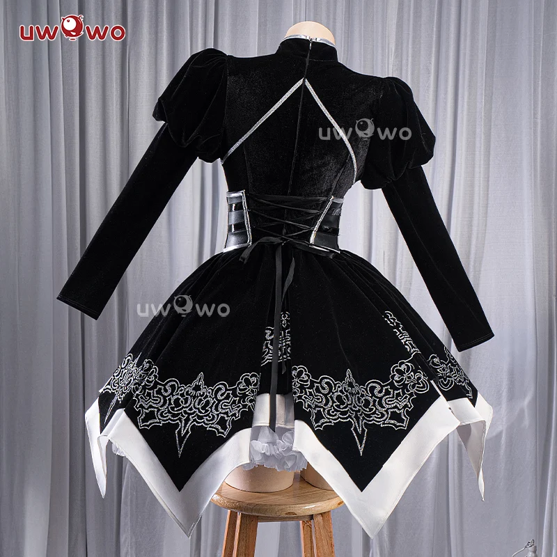 INSTOCK Uwowo NieR:Automata A2 Past Number Two YoRHa: Pearl Harbor Descent Record Cosplay Costume - Image 7