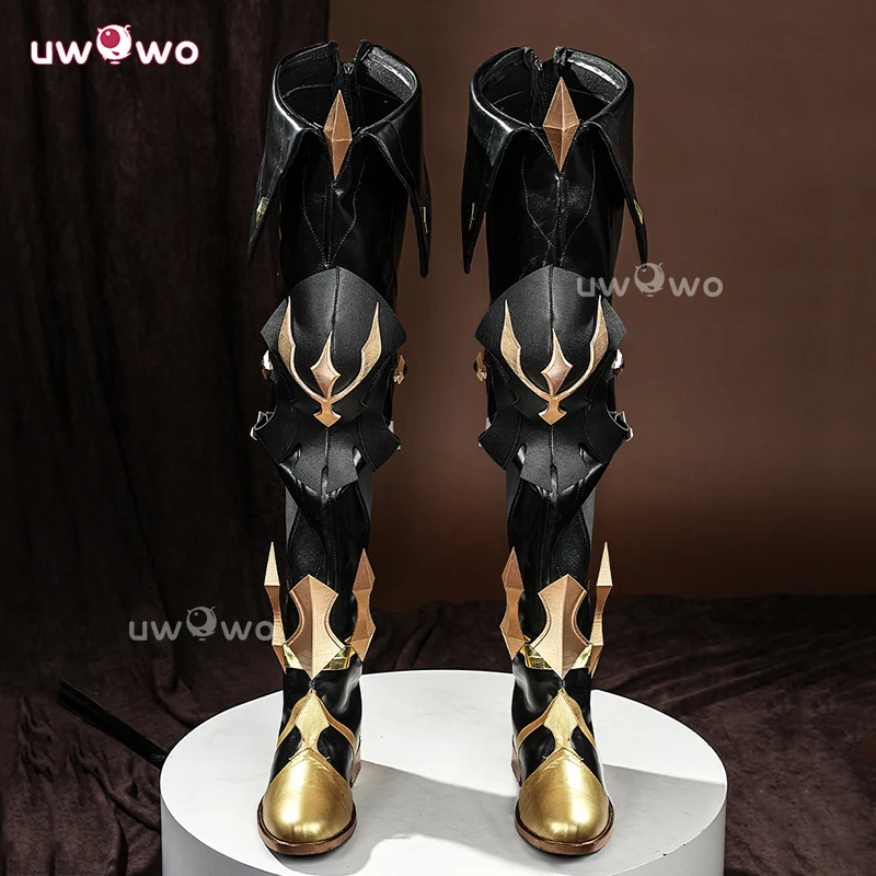 Uwowo Genshin Impact Varka Mondstadt Male Cosplay Shoes Boots - Image 2