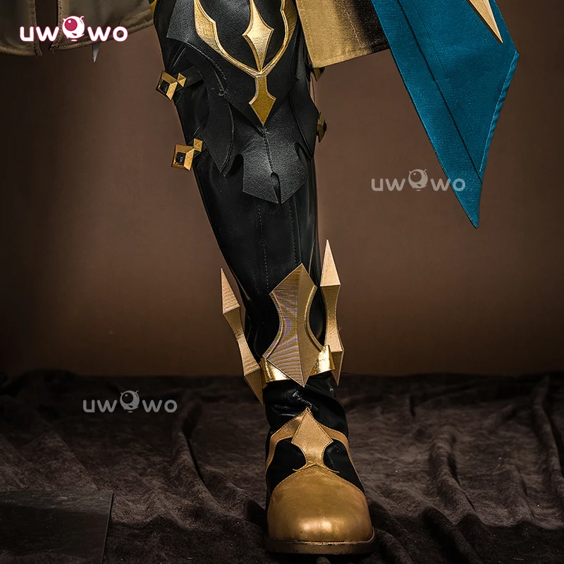 Uwowo Genshin Impact Varka Mondstadt Male Cosplay Shoes Boots - Image 3