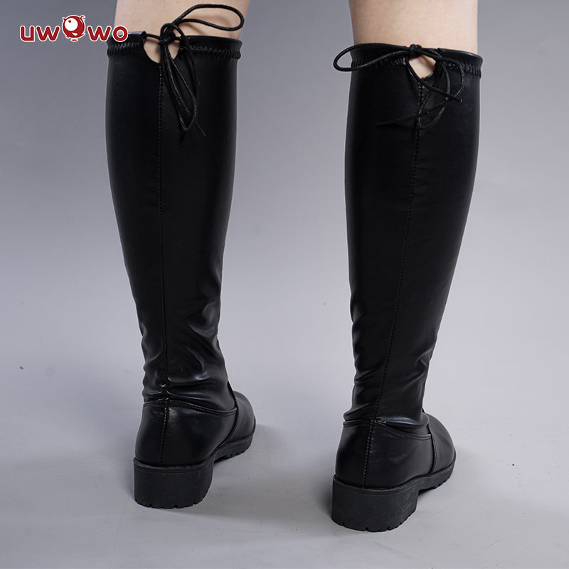 Uwowo Exclusive Authorization Genshin Impact Fanart Aether Abyss &Lumine Abyss Princess Cosplay Shoes - Image 4