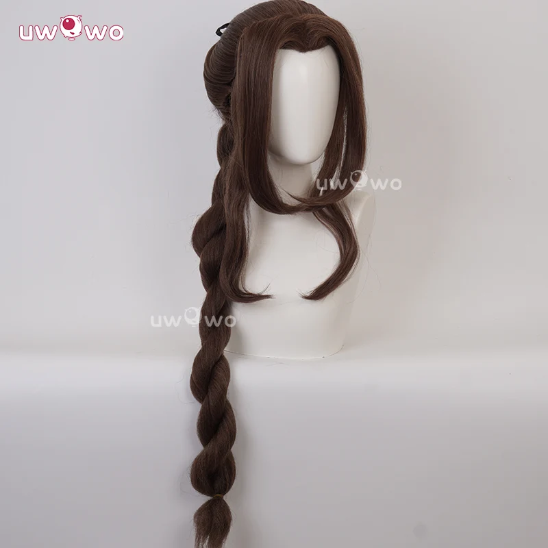 Uwowo Final Fantasy 7 FF7 Remake Aerith Cosplay Wig - Image 3