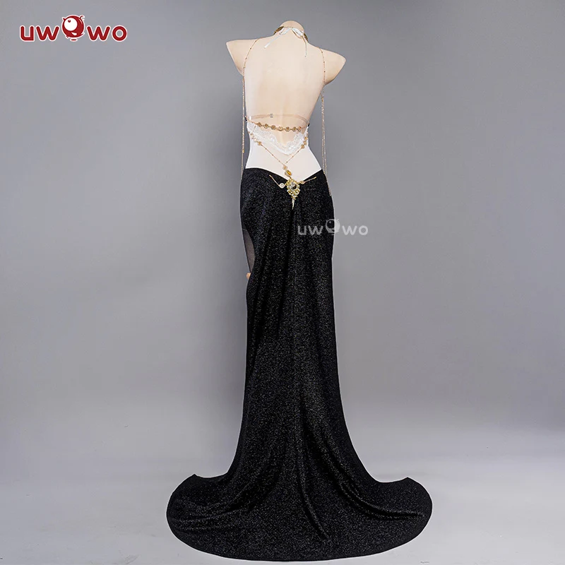 INSTOCK Uwowo Game Azur Lane Costume Chen Hai Gown Evening Sexy Cosplay Chenhai Costume - Image 3