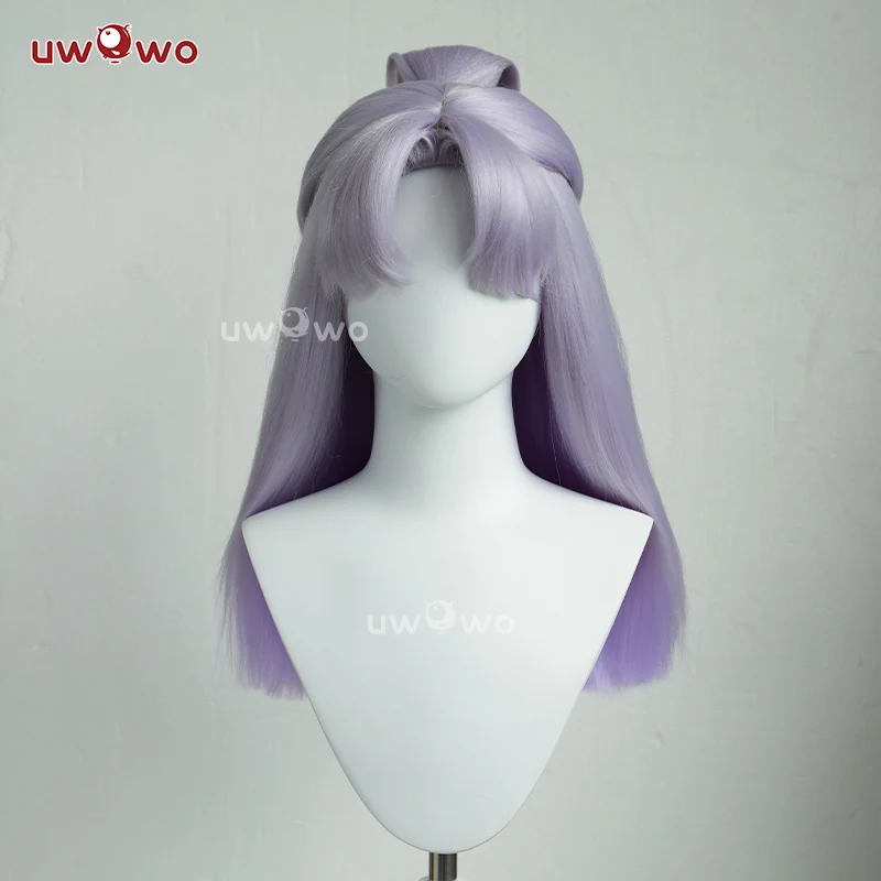 Uwowo Game Blossom Cosplay Wig Long Purple Hair
