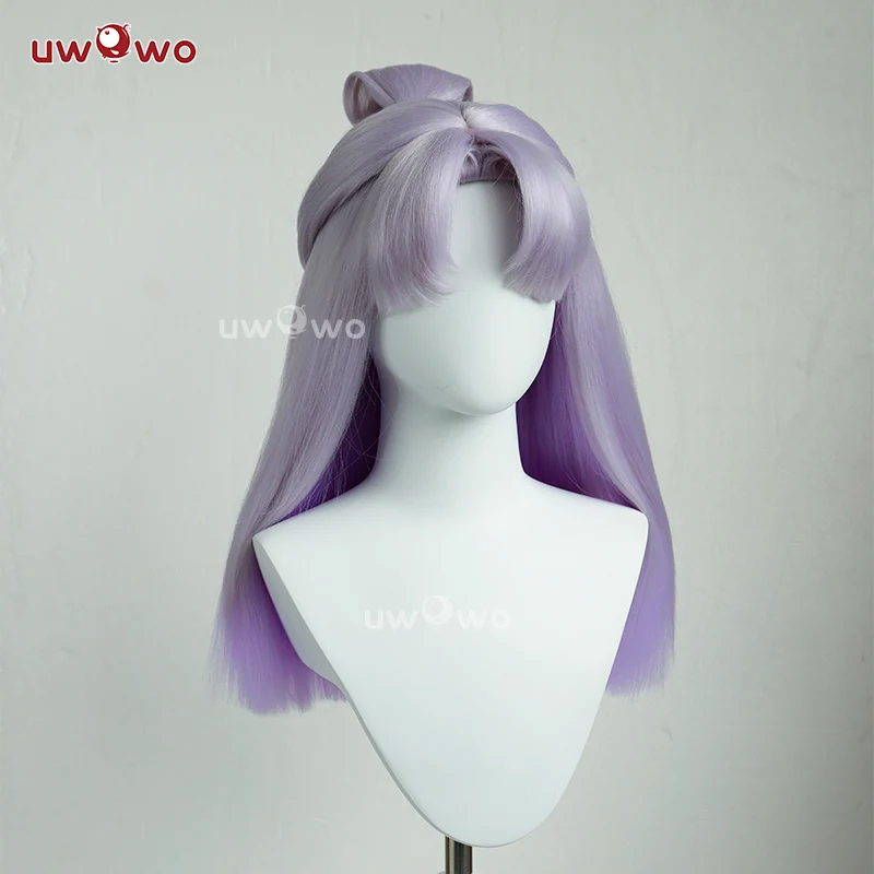Uwowo Game Blossom Cosplay Wig Long Purple Hair - Image 2