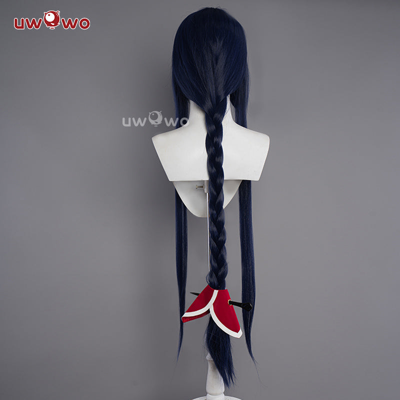 Uwowo Game Champion Nine Tailed Fox Wild Rift WR ASU Cosplay Wig Long Hair - Image 3