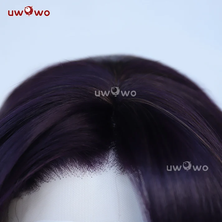 Uwowo Game Cosplay Coven Wig 75cm Purple linen Hair - Image 6