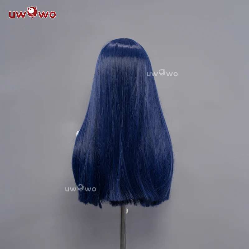 Uwowo Game Cosplay Wig Long Purple And Blue Hair - Image 3