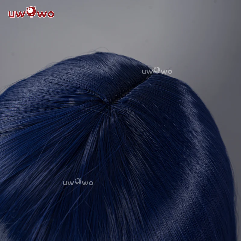 Uwowo Game Cosplay Wig Long Purple And Blue Hair - Image 4