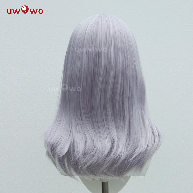 Uwowo Game Fate/Grand Order Assassin Kama Stage 2 Cosplay Wig Long Light Purple Hair - Image 4
