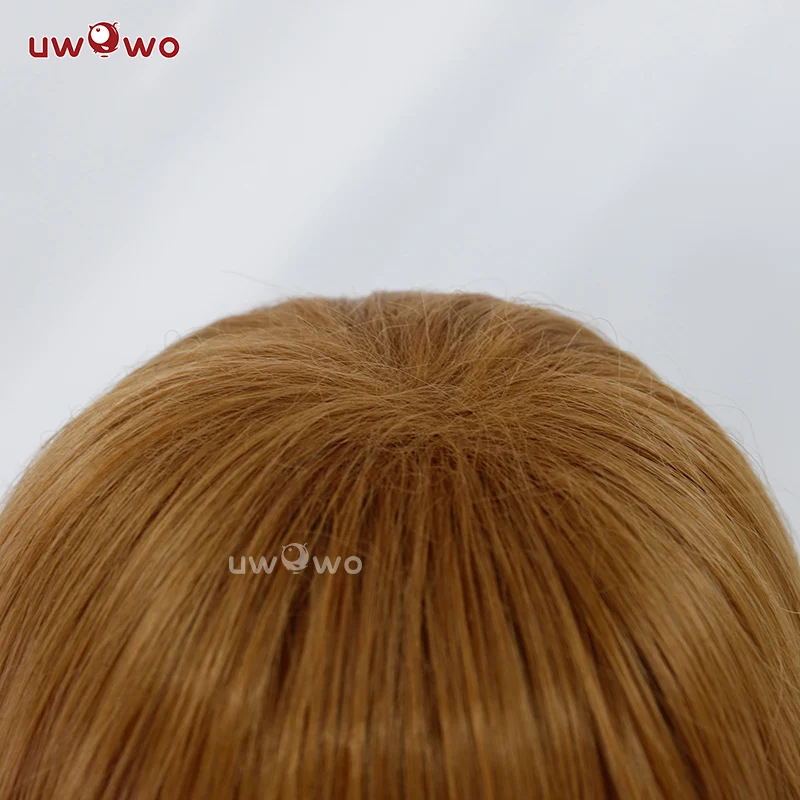 Uwowo Game Fox Cosplay Wig Long Brown Hair With Ears - Image 5