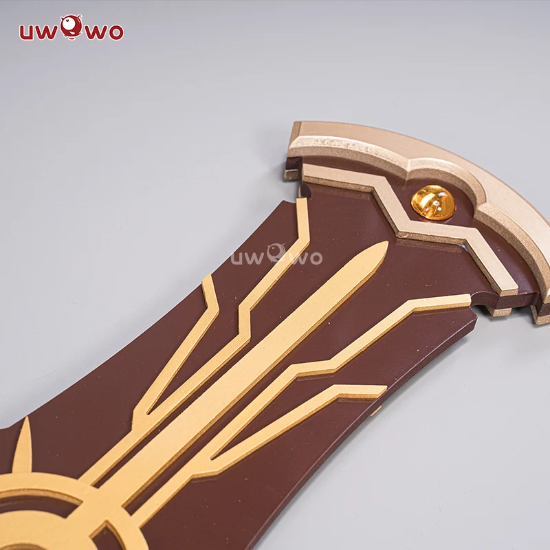 Uwowo Game Genshin Impact Cosplay Props Polearm Cyno Weapon Detachable Staff Of The Scarlet Sands - Image 3