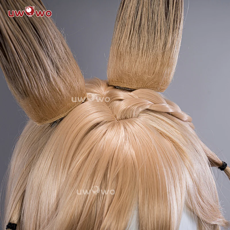 Uwowo Game Genshin Impact Kaveh Cosplay Wig Middle Yellow Hair - Image 3