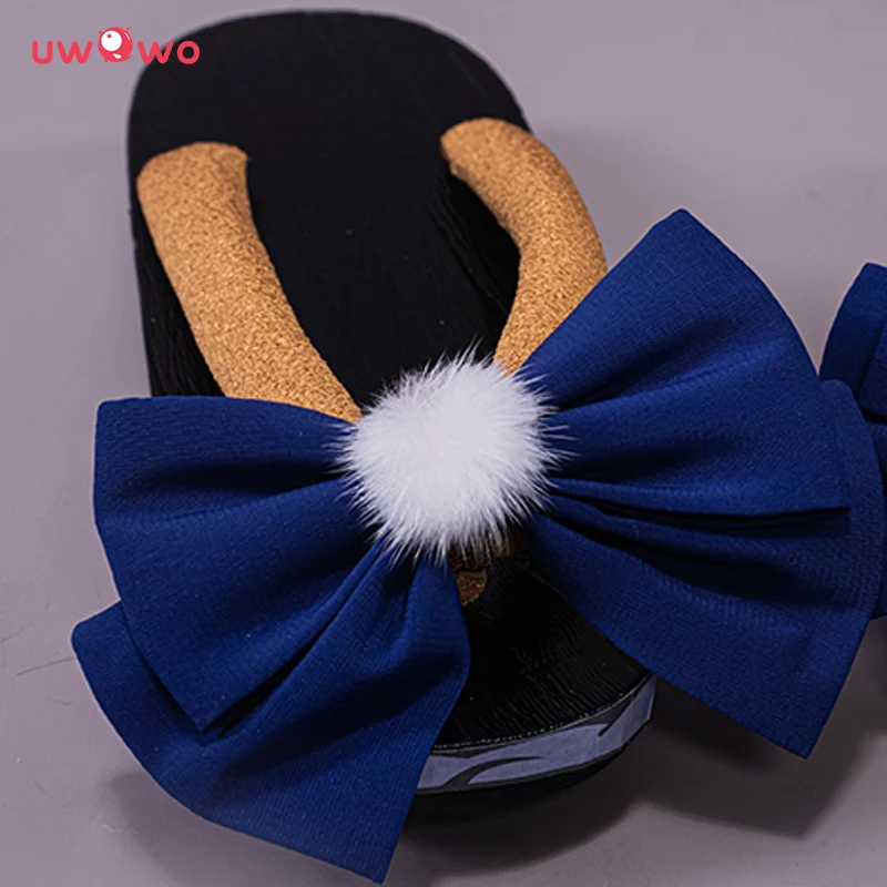 【In Stock】Uwowo Game Genshin Impact Sangonomiya Kokomi Pearl of Wisdom Cosplay Shoes - Image 4
