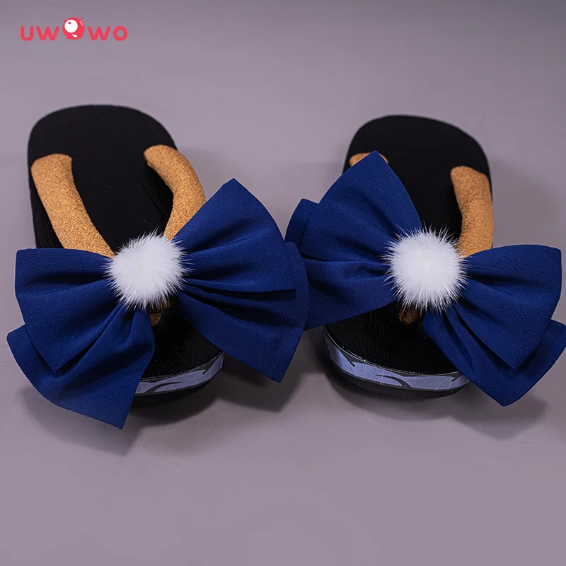 【In Stock】Uwowo Game Genshin Impact Sangonomiya Kokomi Pearl of Wisdom Cosplay Shoes - Image 5