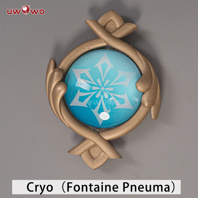 Uwowo Game Genshin Impact Visions Mondstadt/Liyue/Inazuma/Sumeru "Eye of God" Led Cosplay Props - Image 12