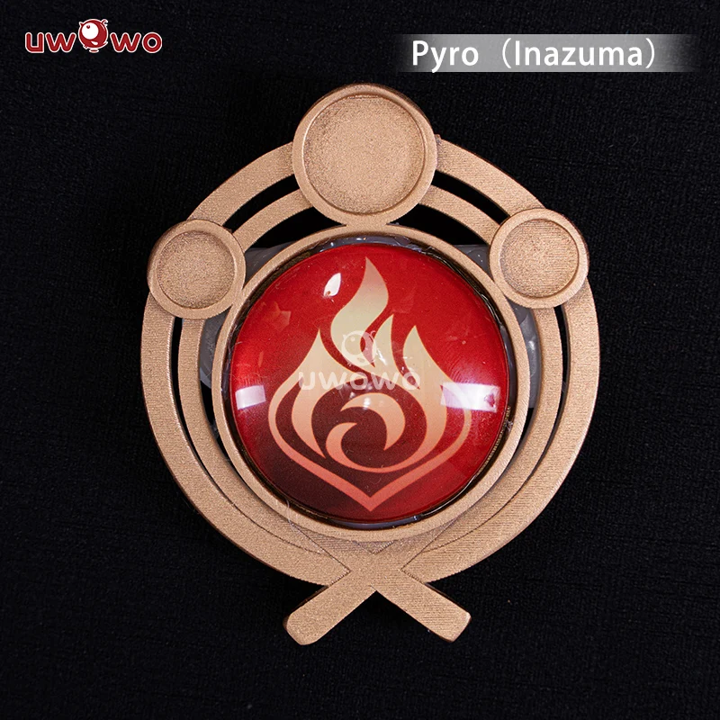 Uwowo Game Genshin Impact Visions Mondstadt/Liyue/Inazuma/Sumeru "Eye of God" Led Cosplay Props - Image 23