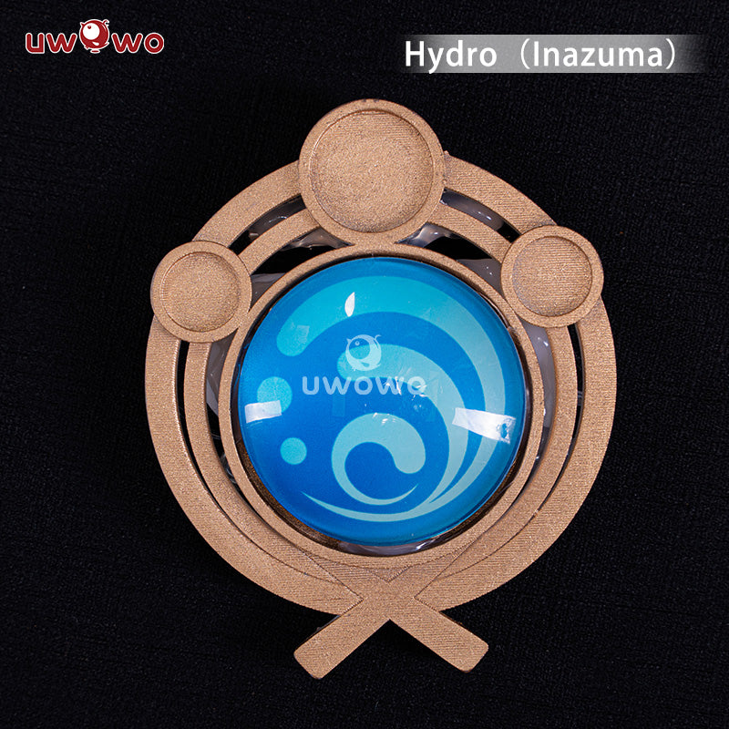 Uwowo Game Genshin Impact Visions Mondstadt/Liyue/Inazuma/Sumeru "Eye of God" Led Cosplay Props - Image 24