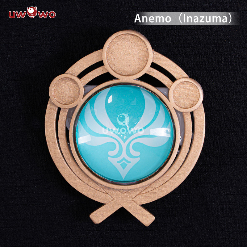 Uwowo Game Genshin Impact Visions Mondstadt/Liyue/Inazuma/Sumeru "Eye of God" Led Cosplay Props - Image 25
