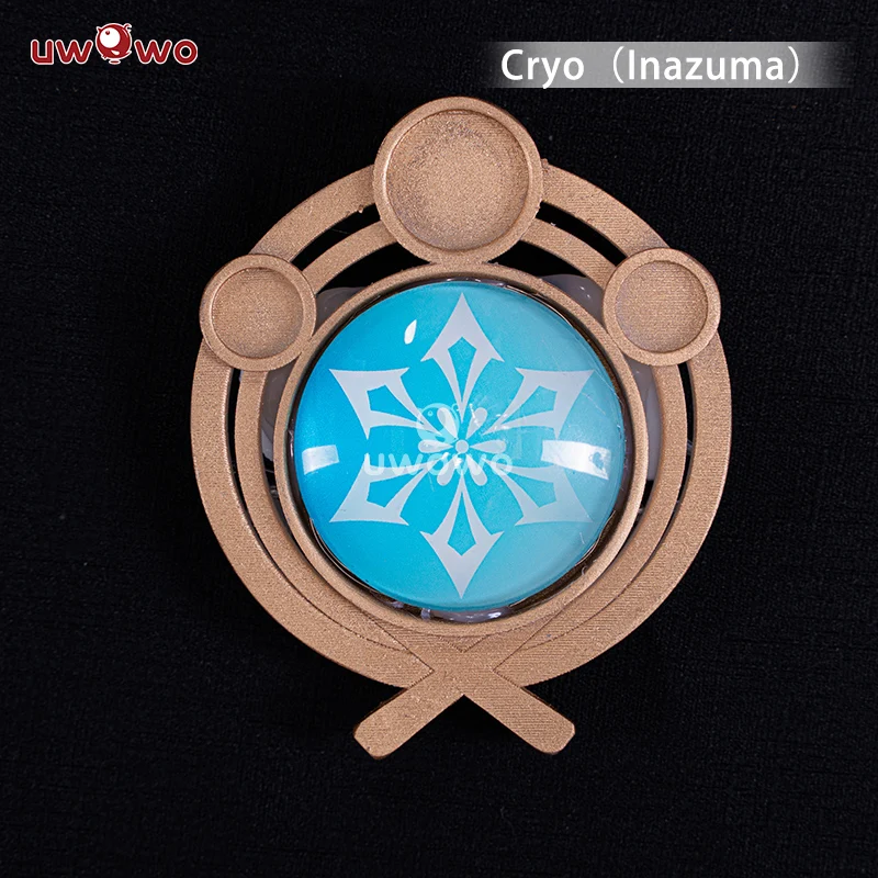 Uwowo Game Genshin Impact Visions Mondstadt/Liyue/Inazuma/Sumeru "Eye of God" Led Cosplay Props - Image 27