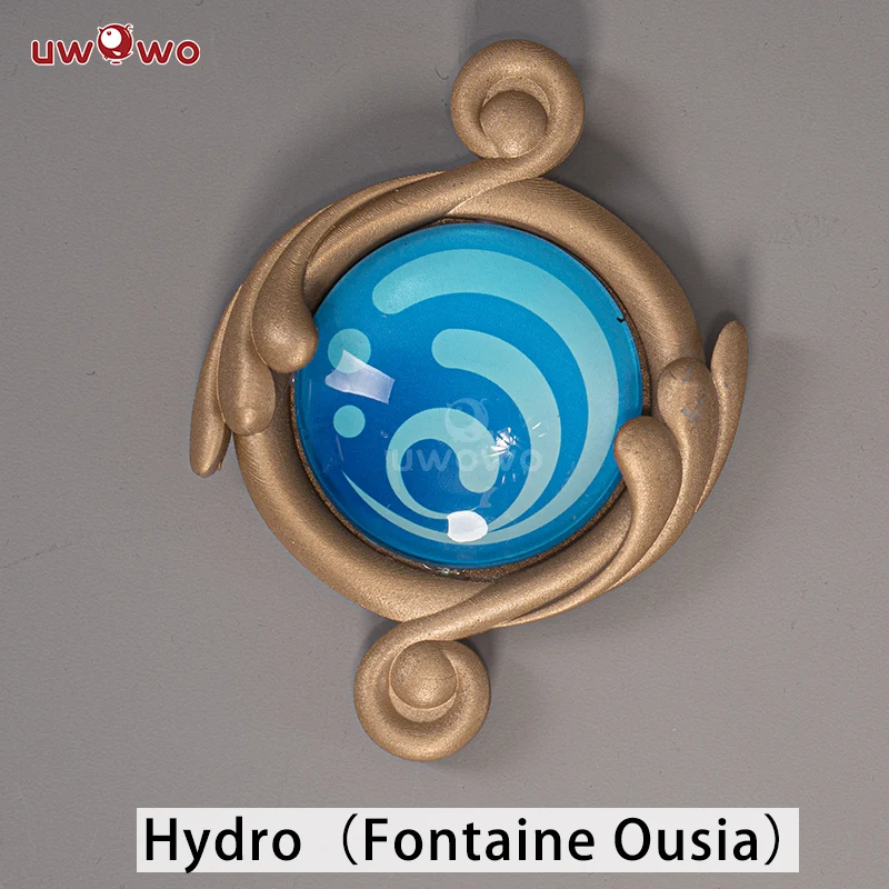 Uwowo Game Genshin Impact Visions Mondstadt/Liyue/Inazuma/Sumeru "Eye of God" Led Cosplay Props - Image 3