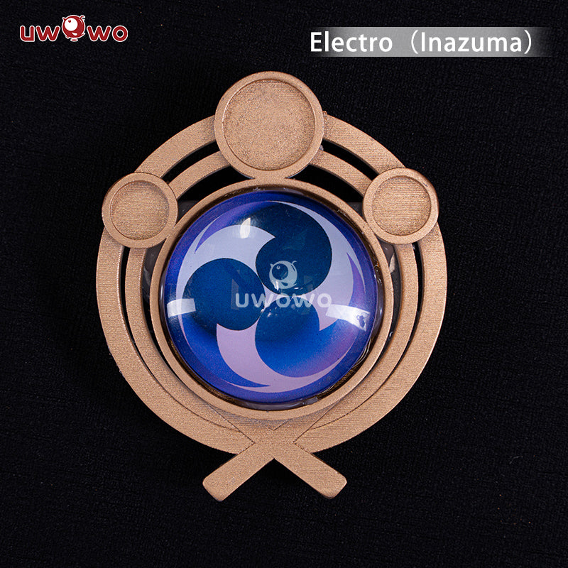 Uwowo Game Genshin Impact Visions Mondstadt/Liyue/Inazuma/Sumeru "Eye of God" Led Cosplay Props - Image 31