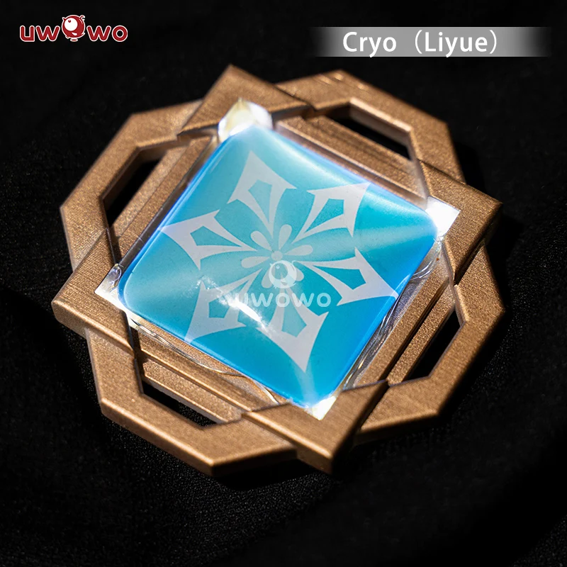 Uwowo Game Genshin Impact Visions Mondstadt/Liyue/Inazuma/Sumeru "Eye of God" Led Cosplay Props - Image 34
