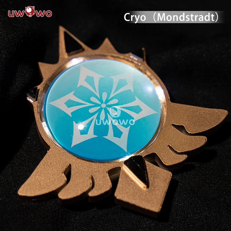 Uwowo Game Genshin Impact Visions Mondstadt/Liyue/Inazuma/Sumeru "Eye of God" Led Cosplay Props - Image 38