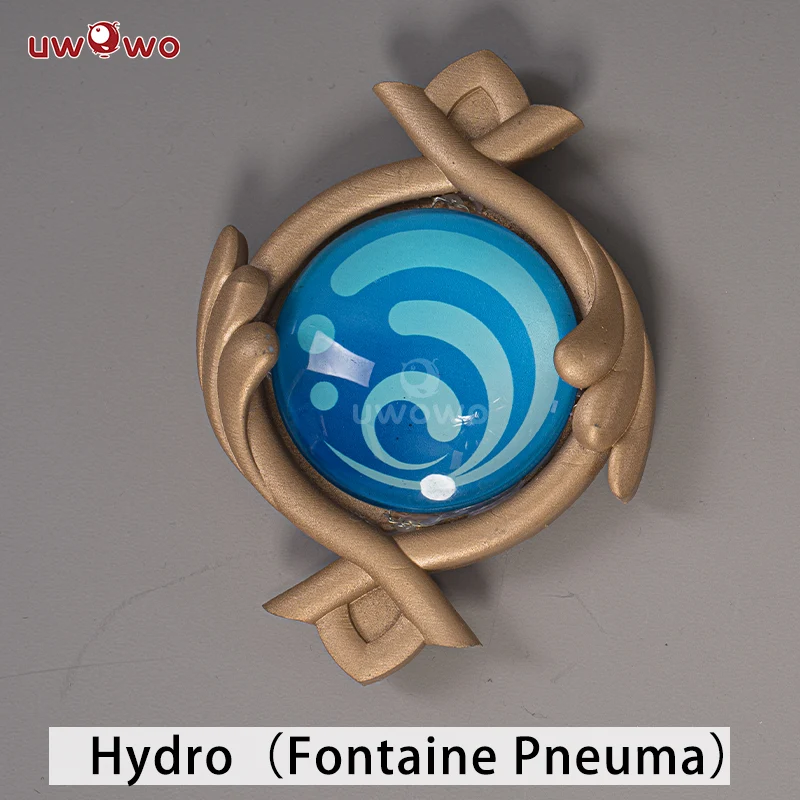 Uwowo Game Genshin Impact Visions Mondstadt/Liyue/Inazuma/Sumeru "Eye of God" Led Cosplay Props - Image 4
