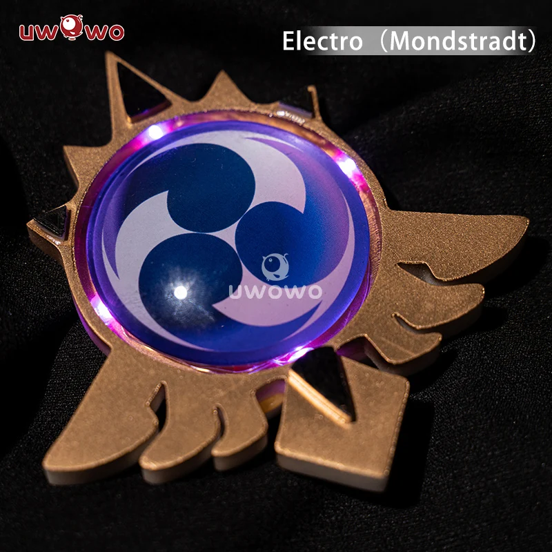 Uwowo Game Genshin Impact Visions Mondstadt/Liyue/Inazuma/Sumeru "Eye of God" Led Cosplay Props - Image 43