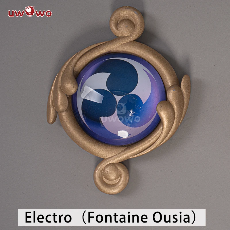 Uwowo Game Genshin Impact Visions Mondstadt/Liyue/Inazuma/Sumeru "Eye of God" Led Cosplay Props - Image 7