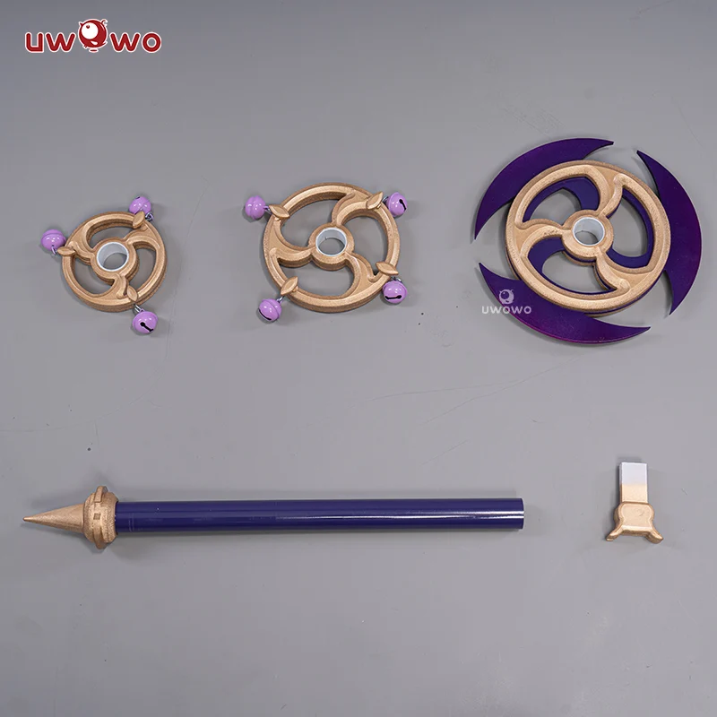 【In Stock】Uwowo Game Genshin Impact Yae Miko Cosplay Props Kagura's Verity Yae Miko Weapon - Image 6