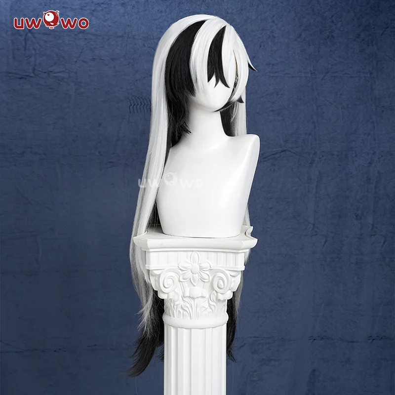 Uwowo Game Honkai: Star Rail Boothill Cosplay Wig Long Black Hair - Image 3