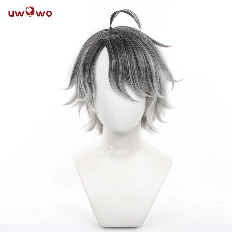 Uwowo Game Identity V IDV Luminary Emile Luminary Patient Cosplay Wig Short Grey Hair - Image 2