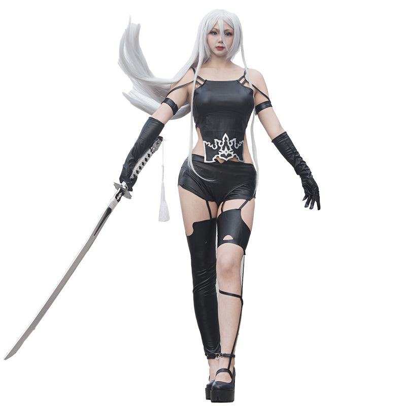 Uwowo Game NieR:Automata Cosplay A2 Cosplay YoRHa Type A No.2 Cosplay Costume - Image 5