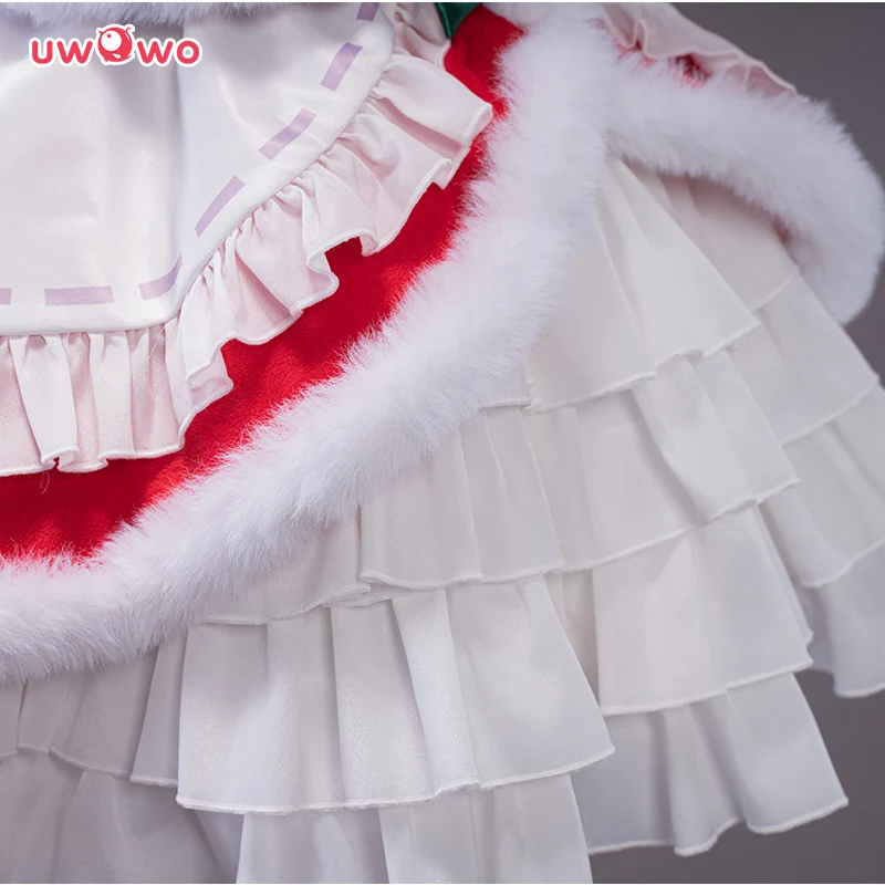 INSTOCK Uwowo Game Re:Zero Lost in Memories Rem Christmas Ver. Cosplay Costume - Image 7