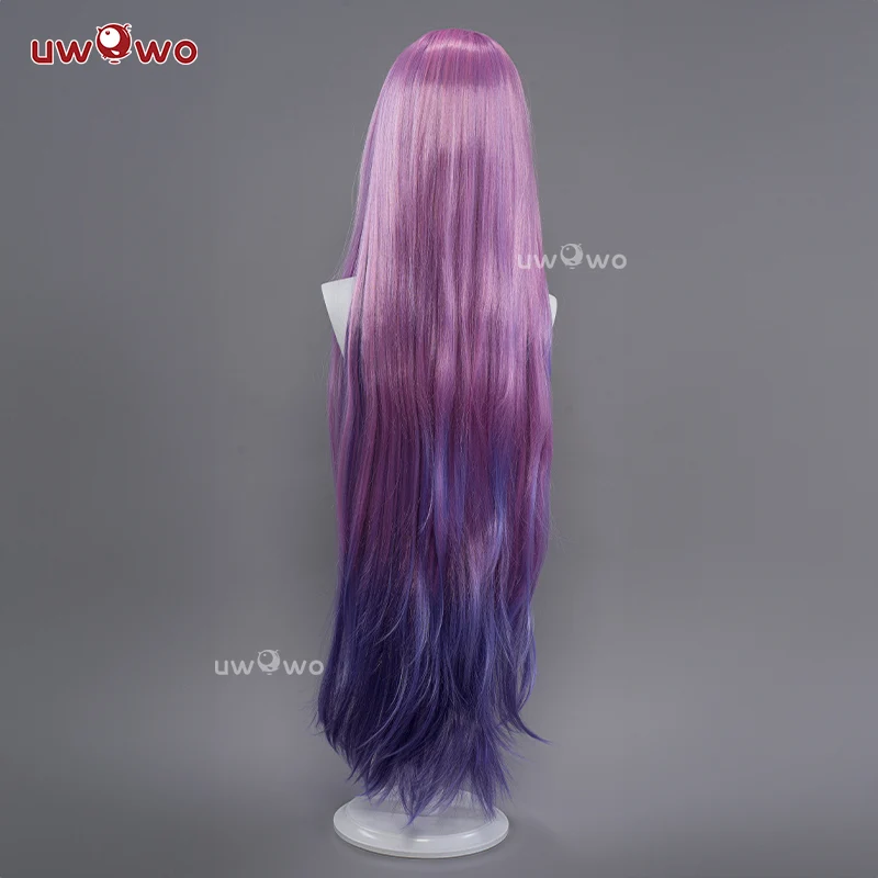 Uwowo Game Rose Cosplay  Wig Long Pink Hair - Image 3
