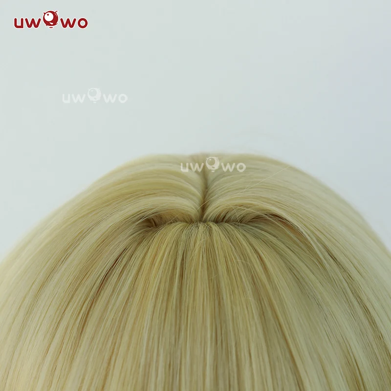 【Pre-sale】Uwowo Game Wuthering Waves WuWa Phoebe Cosplay Wig Long Yellow Hair - Image 5