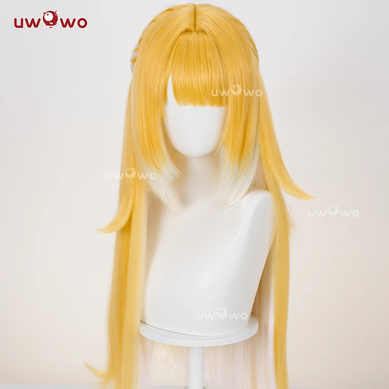 【Pre-sale】UWOWO Game Zenless Zone Zero ZZZ Ju Fufu Cosplay Wig Long Orange Yellow Hair - Image 3