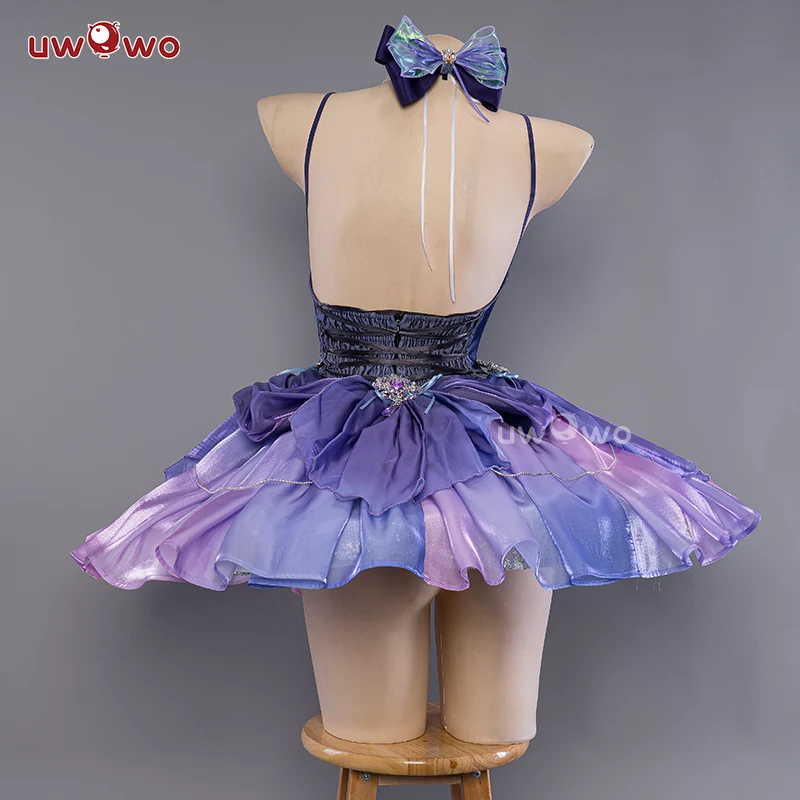 【Clearance Sale】[Last Batch]【In Stock】Uwowo Genshin Impact Fanart: Keqing Ballet Dress Cosplay Costume - Image 3
