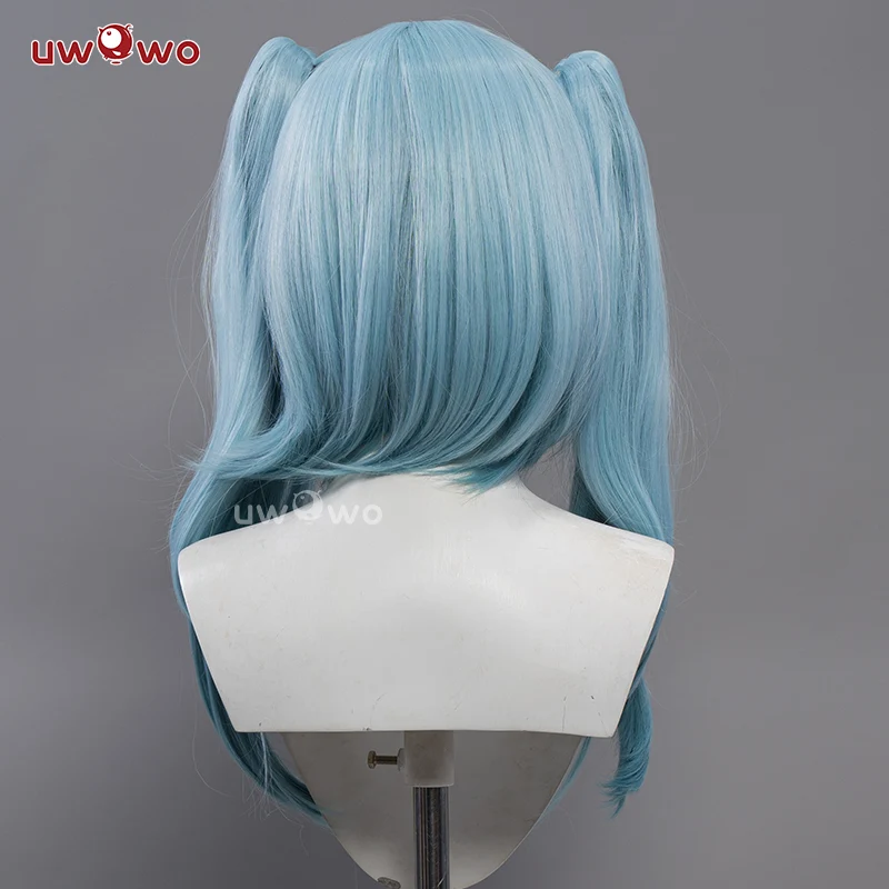 【Pre-sale】Uwowo Genshin Impact Faruzan Wig Sumeru Anemo Long Light Blue Hair - Image 3
