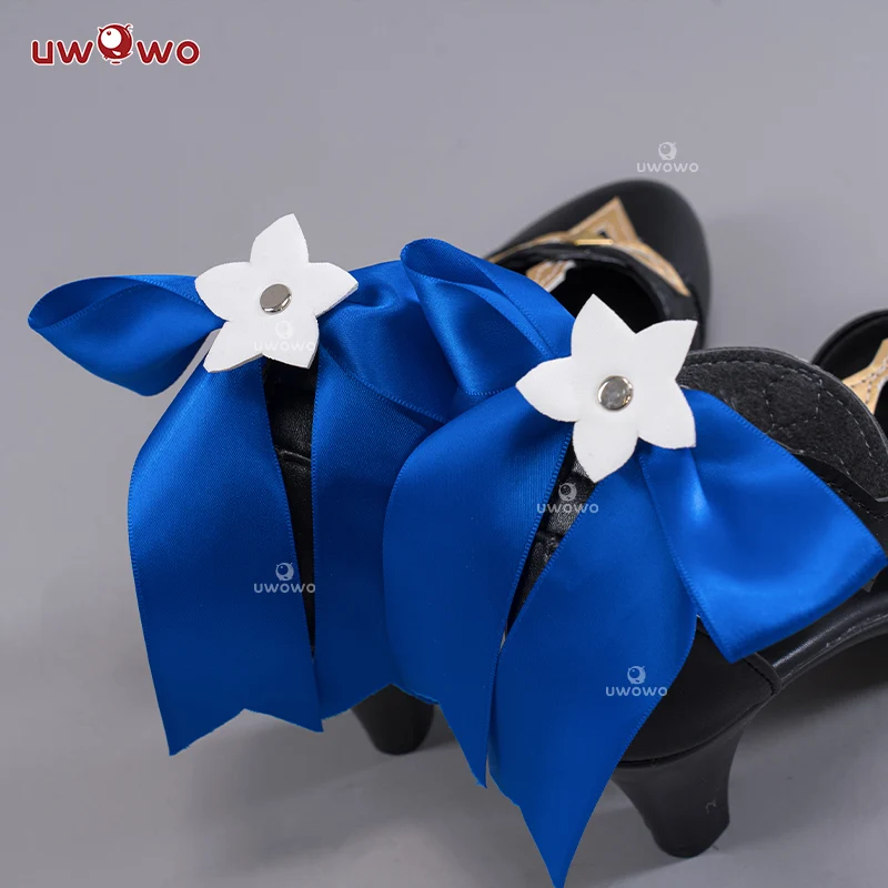 Uwowo Genshin Impact Ganyu Twilight Blossom New Outfits Lantern Rite Cosplay Shoes - Image 5