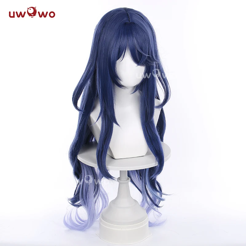 Uwowo Genshin Impact Lauma Cosplay Wig Long Blue Hair - Image 4