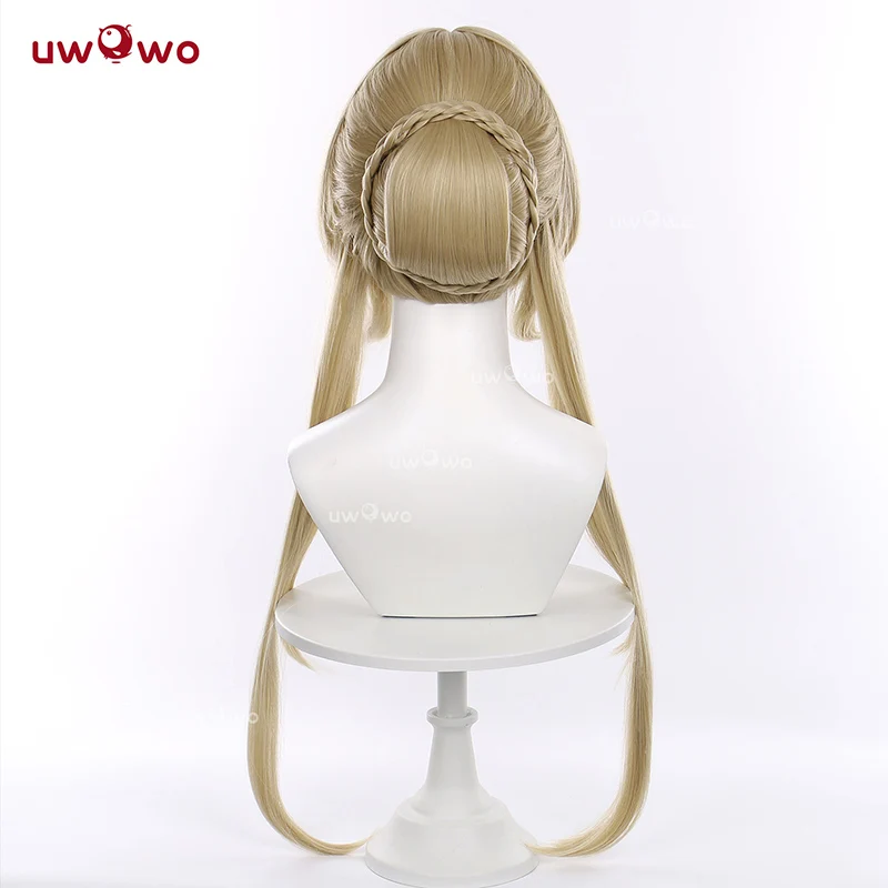 Uwowo Genshin Impact New Sandrone 'Marionette' Cosplay Wig Long Brown Hair - Image 4