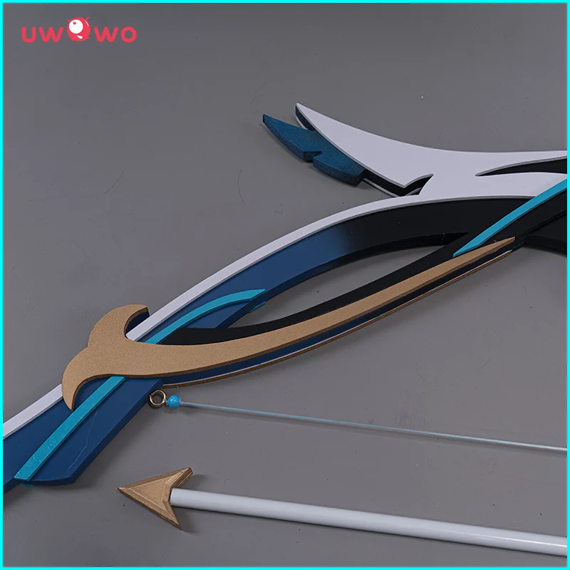 【In Stock】Uwowo Genshin Impact Weapons Yelan Weapon Aqua Simulacra Bow Arrow Yelan Props - Image 4
