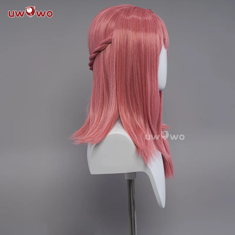 Uwowo Honkai Star Rail Cosplay Asta Wig Middle Pink Hair - Image 5