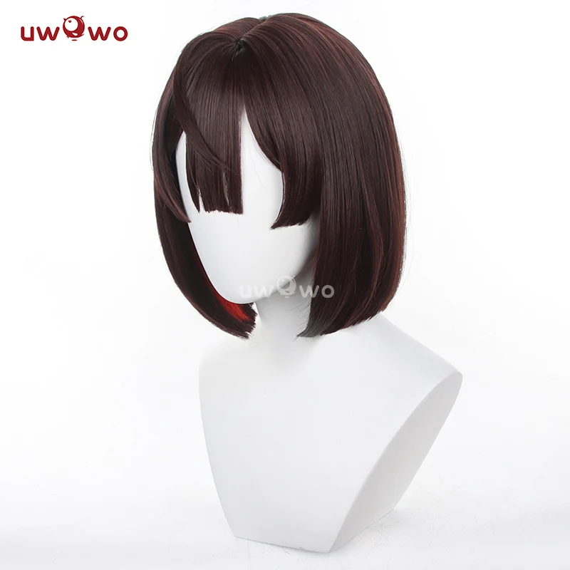 Uwowo Honkai: Star Rail Cosplay Xueyi Wig Short Brown Hair - Image 2