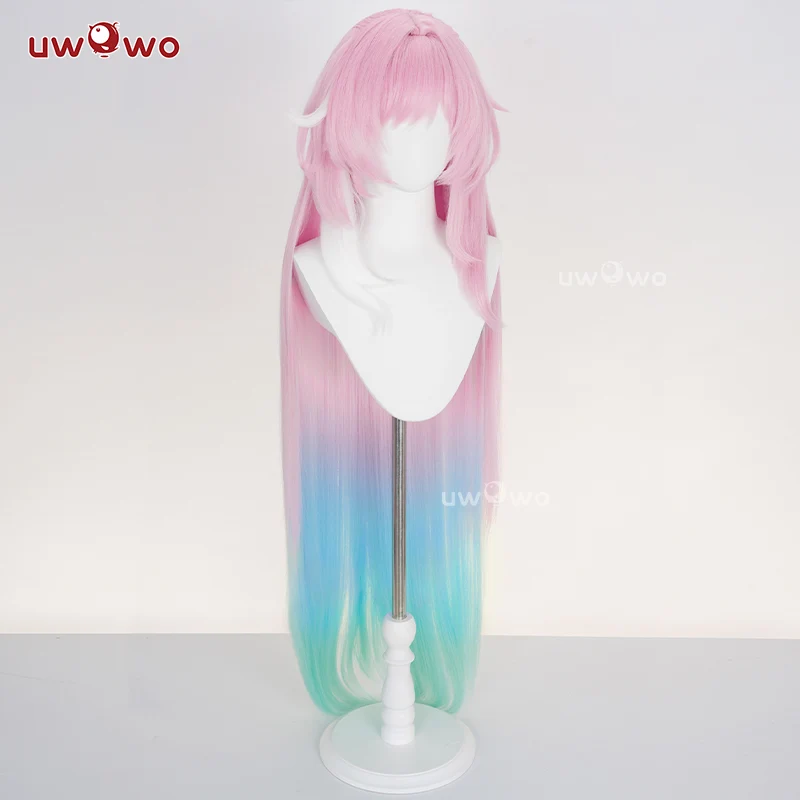 Uwowo Honkai Star Rail HSR Cyrene Cosplay Wig Long Pink Hair - Image 4