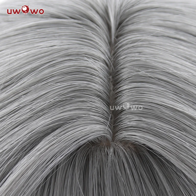 Uwowo Honkai Star Rail Stelle Female Trailblazer HSR Cosplay Wig Gray Heat Resistant Women Long Hair - Image 6