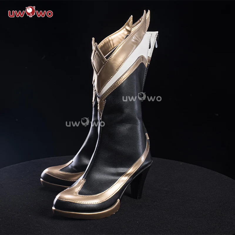 Uwowo LOL: Risen Legend Ahri Cosplay Shoes Boots - Image 2
