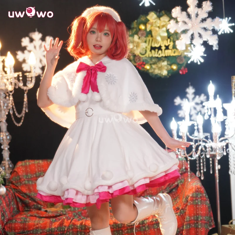 Uwowo Collab Series: Love Live! Sunshine!! Aqours Winter Dress Cosplay Costume - Image 6